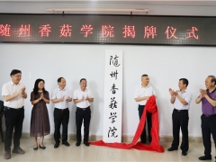 全國首個——隨州香菇學院揭牌成立  為產區培養專業人才 ()